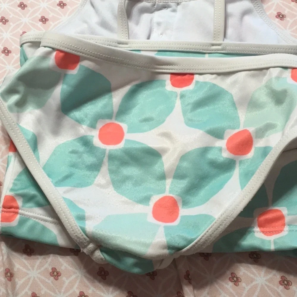 🦁Gymboree girls two piece swimsuit size 5 GUC